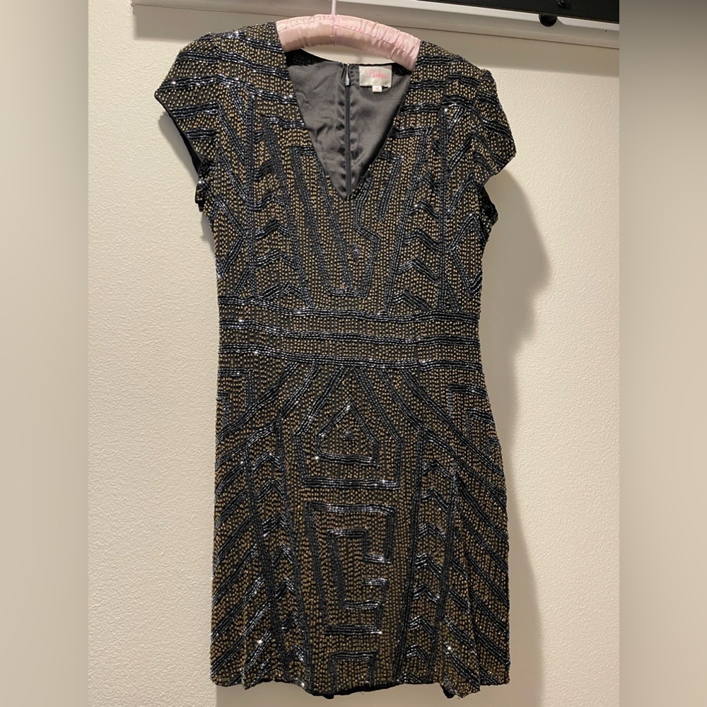 Parker beaded mini dress